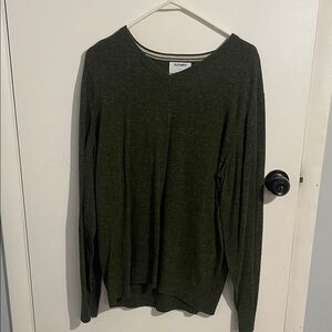 Old Navy Forest Green V-Neck Top